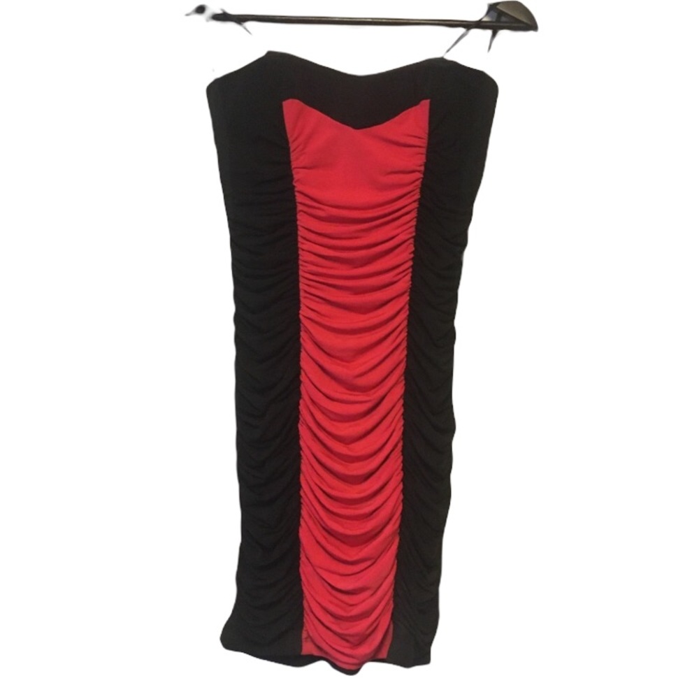 Body con Dress Black & pink small